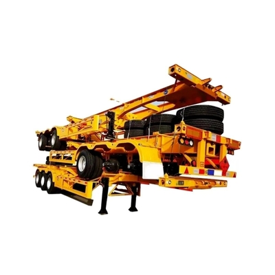 Aanpasbare Shandong Made Frame Skeleton Semi-trailer voor 40 FT Container Transport