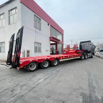 CCC ISO 40 ton zware gooseneck lage lading/bed truck aanhangwagen met een capaciteit van 2,5 ton