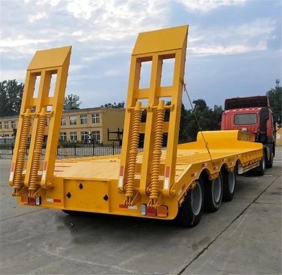 CCC ISO 40 ton zware gooseneck lage lading/bed truck aanhangwagen met een capaciteit van 2,5 ton
