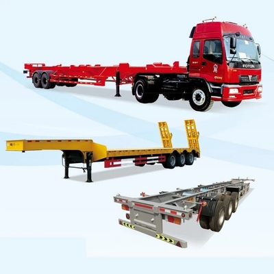 Dual Line Braking System Immobilize Design Semi-Trailer voor 20/40/45 FT Containers
