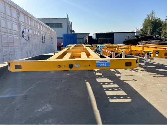 Dual Line Braking System Immobilize Design Semi-Trailer voor 20/40/45 FT Containers