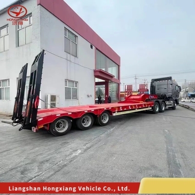 Laagbedladers met een lengte van 30 ton met een laag bed en een plat dek