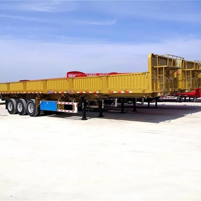 ABS antiblokkerend remsysteem 60 ton bulk cargo multifunctionele zijwandhalve aanhangwagen