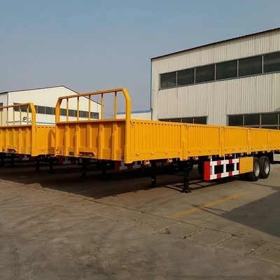ABS antiblokkerend remsysteem 60 ton bulk cargo multifunctionele zijwandhalve aanhangwagen