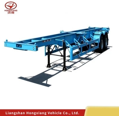 Meerdere schakels type halve aanhangwagen Container chassis aanhangwagen met dubbellijnremstelsel