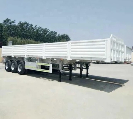 3-assige 40-80 ton lading zijwand vee hek aanhangwagen halve aanhangwagen voor eisen