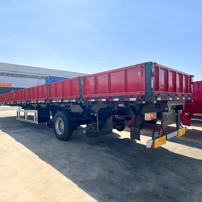 3-assige Dump Trailer Side Wall Dump Truck Semi-trailer met 1 jaar service na verkoop