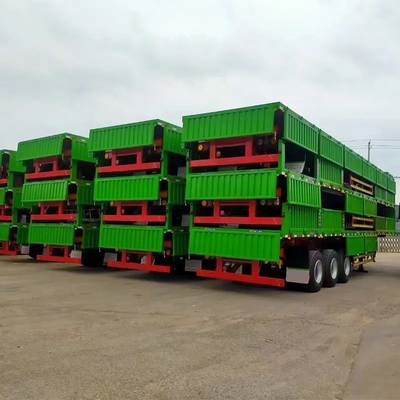 3-assige Dump Trailer Side Wall Dump Truck Semi-trailer met 1 jaar service na verkoop