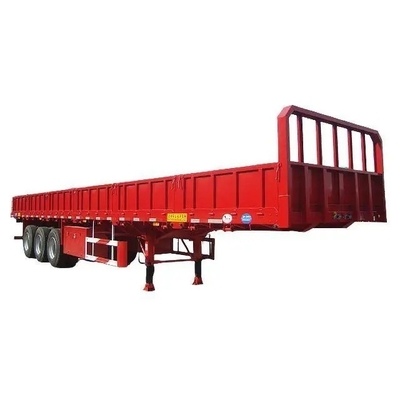 5.5 ton 3-assige zijdekanten multifunctionele dumphalve aanhangwagen voor zware toepassingen