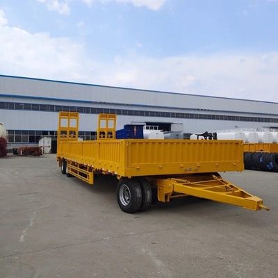 5.5 ton Lichte 3-assige zijwand Multifunctietractor Hydraulische ladder Halve aanhangwagen