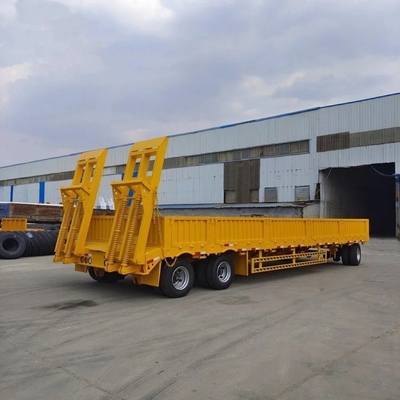 5.5 ton Lichte 3-assige zijwand Multifunctietractor Hydraulische ladder Halve aanhangwagen