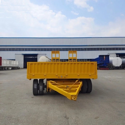 5.5 ton Lichte 3-assige zijwand Multifunctietractor Hydraulische ladder Halve aanhangwagen