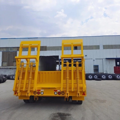 5.5 ton Lichte 3-assige zijwand Multifunctietractor Hydraulische ladder Halve aanhangwagen