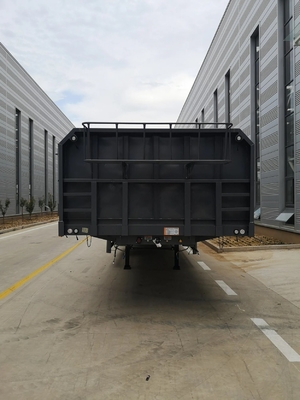 5.5 ton 3-assige 40-voet zijwand meerdoelige half-aanhangwagen hek-type vracht bulk aanhangwagen