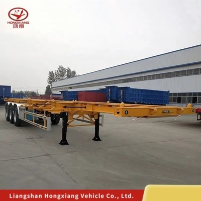 20FT 40FT Skeleton Semi-trailer met 8/12/16 bandenummer en ABS anti-blokkering remsysteem