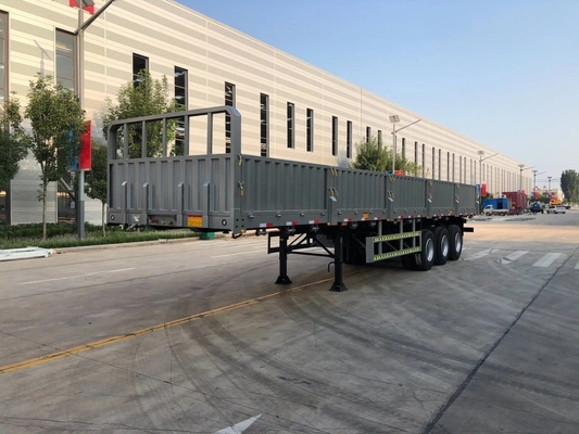 Carbon Steel 3 Assen 13m 40ton Afneembare zijkantmuur hek Cargo Semi Truck Trailer