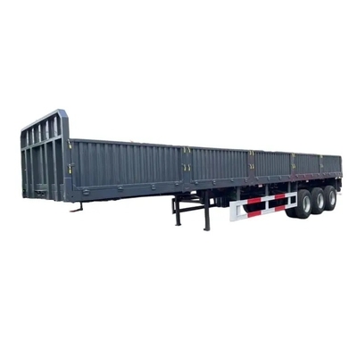 Carbon Steel 3 Assen 13m 40ton Afneembare zijkantmuur hek Cargo Semi Truck Trailer
