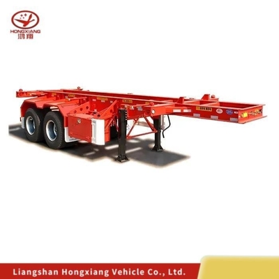 20FT 45FT Skeletal Semi 40FT Skeleton Container Chassis Trailer met Multi-link Type