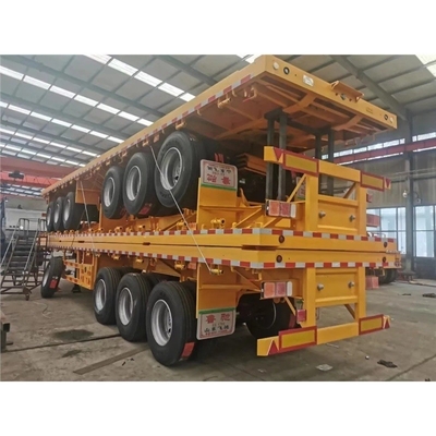 Container slot 20FT 40FT Container Frame Skelet Halve aanhanger met 5,5 ton Capaciteit