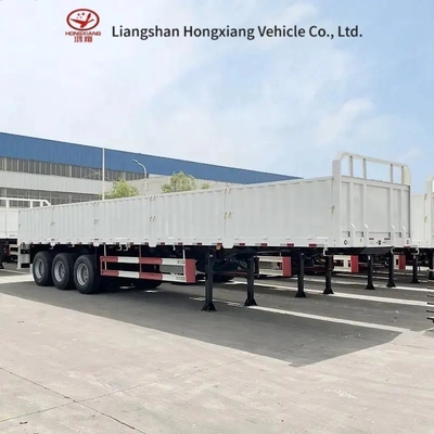 3 assen 4 assen 40-80tons zijdekantenhalve aanhangwagen met 12 twist lock drop zijdekanten aanhangwagen
