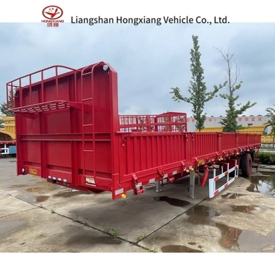Semi-trailer van staal 40ft zijwand voor zwaar vervoer en groot houttransport