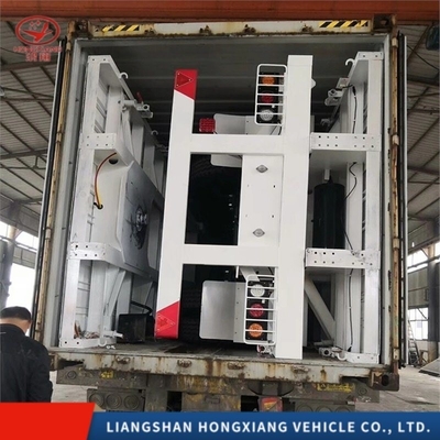 Langdurige skelethalve aanhangwagen met anti-corrosiecoating en ABS-remsysteem