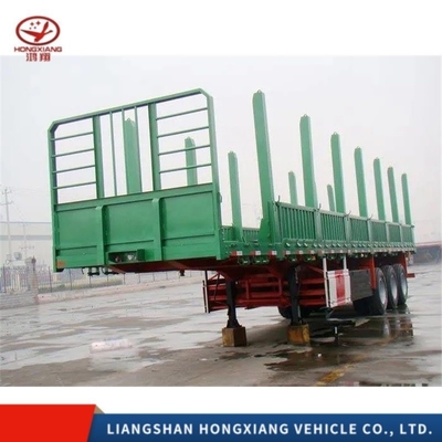 2/3 as 20/40 FT platbed trailer aangepast kleur skelet chassis dek half-trailer