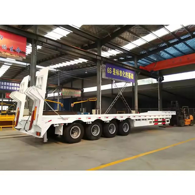 3 ascontainerplatbed-half-aanhangwagens vrachtwagen-aanhangwagens met ABS-remsystemen