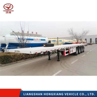Multi-link type medium duty platte half-trailer voor tractorkop multifunctioneel