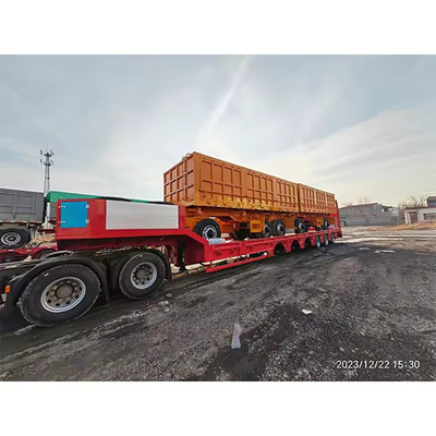 ABS antiblokkerend remsysteem Vlakbed Container Halve aanhanger voor containers 3 assen