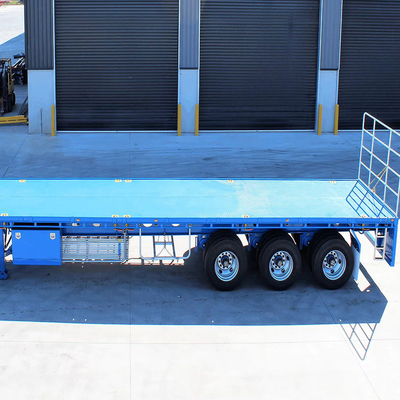 ABS antiblokkerend remsysteem Vlakbed Container Halve aanhanger voor containers 3 assen
