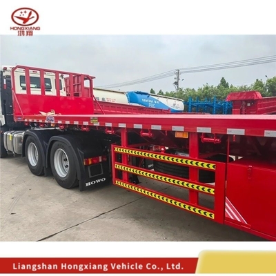 2 assen 40FT container half-trailer met dubbellijnremsysteem en aanpassing
