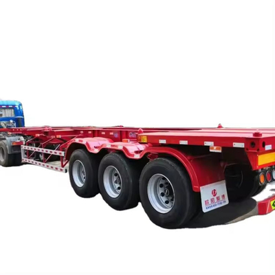 Sport Europese hydraulische lage half-aanhangwagen auto drager met 8.12.16 banden en 1820 mm loopvlak