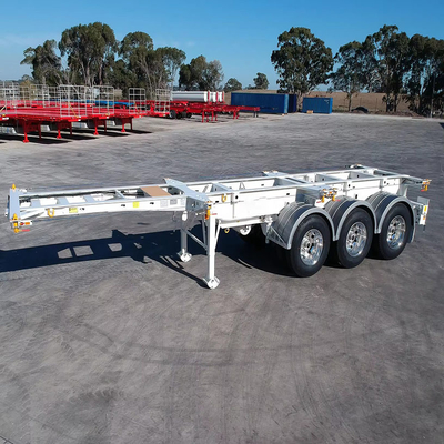 1820 mm loopvlak Multi-Axels Semi-trailer Van-type Transportwagen Doppeldecker Carrier Truck