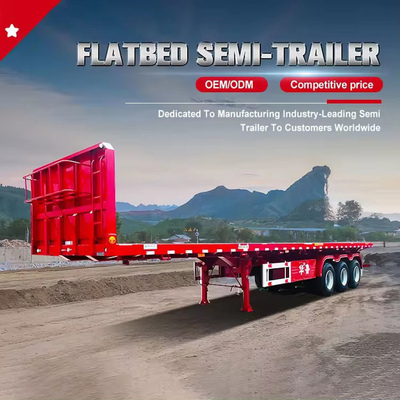 1820 mm loopvlak Multi-Axels Semi-trailer Van-type Transportwagen Doppeldecker Carrier Truck