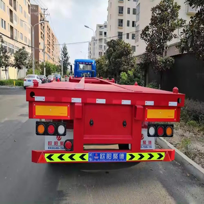 1820 mm loopvlak Multi-Axels Semi-trailer Van-type Transportwagen Doppeldecker Carrier Truck