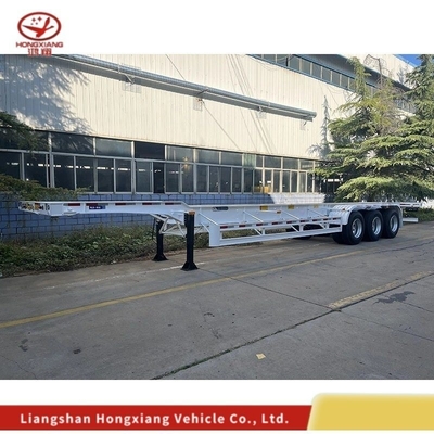 Multi-link Type 20FT 40FT 45FT Container Chassis Skeleton Skeletal Trailer voor middelmatige belasting