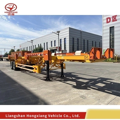 Multi-link Type 20FT 40FT 45FT Container Chassis Skeleton Skeletal Trailer voor middelmatige belasting