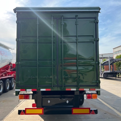 ABS-remsysteem tegen vergrendeling 3 4-assige aanhangwagen gesloten vrachtvervoer met PVC-doek