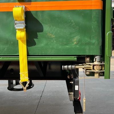 ABS-remsysteem tegen vergrendeling 3 4-assige aanhangwagen gesloten vrachtvervoer met PVC-doek