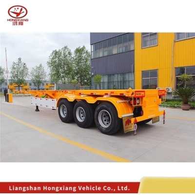 Semi-trailer met twee assen, 40 ft, aan boord van het schip, container, chassis, aanhangwagen met een capaciteit van 5,5 ton