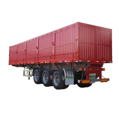 3-assige 60-100 ton gesloten oplegger voor ABS anti-vergrendelingssysteem en loopvlak 1820 mm