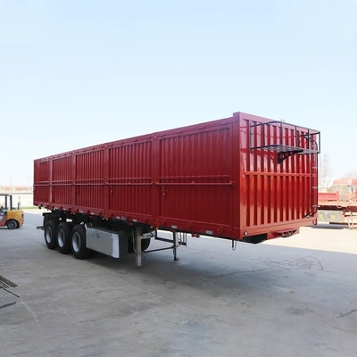 3-assige 60-100 ton gesloten oplegger voor ABS anti-vergrendelingssysteem en loopvlak 1820 mm