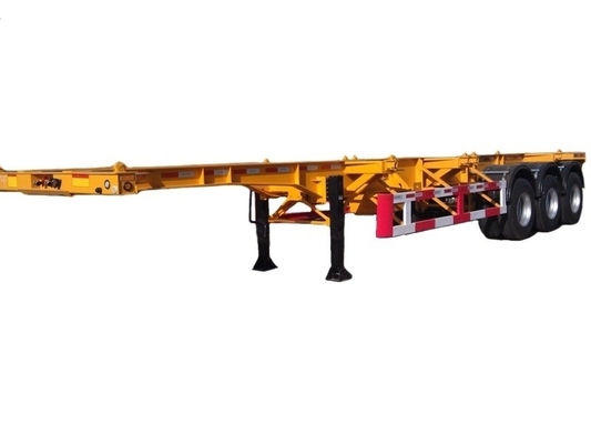 1 jaar naverkoopservice 40 voet container chassis vrachtwagen half aanhangwagen met Fuwa-as