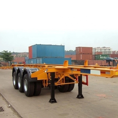 1 jaar naverkoopservice 40 voet container chassis vrachtwagen half aanhangwagen met Fuwa-as