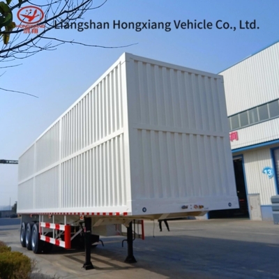 3 assen Box Cargo Truck Wing Van Opening Semi-trailer voor eenvoudig laden en lossen