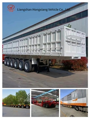 3 assen Box Cargo Truck Wing Van Opening Semi-trailer voor eenvoudig laden en lossen