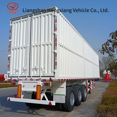 3 assen Box Cargo Truck Wing Van Opening Semi-trailer voor eenvoudig laden en lossen