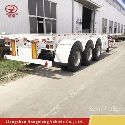 Skeleton Container Semi Trailer 2 3 As 20 40FT Skeleton Trailer met aanpassing