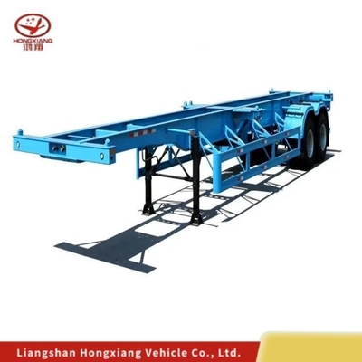 Aanpassing 40FT Flatbed Skeleton Semi Trailer voor Container Transport